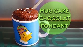 Recette MugCake Chocolat fondant  Baume au coeur [upl. by Lessirg697]