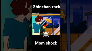 Shinchan rock🤟Mom shock☠️🤣 [upl. by Nowujalo]