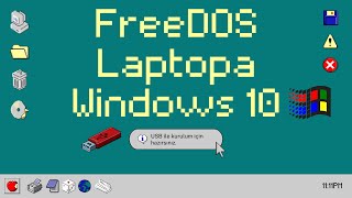 FreeDOS Laptopa Windows 10 Kurulumu [upl. by Wengert]