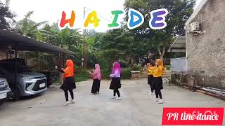 HAIDE line dance choreo by Triple X IMPROVER Demo Purimas Regency LD [upl. by Clare]