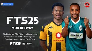 DOWNLOAD FTS 2025 MOD BETWAY PREMIERSHIP NEW UPDATE TRANSFER 202425PES2025BETWAY [upl. by Ahsemal9]