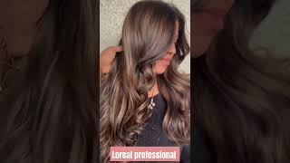 Loreal professional hair color 💃💃👯‍♂️balayage trendingreels song trending color [upl. by Ihcur]