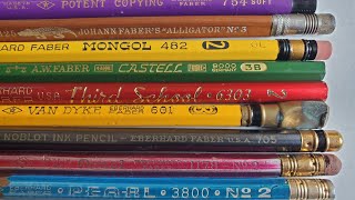 Faber Family Pencils a Tour Through My Faber Pencil Collection [upl. by Eellehs777]