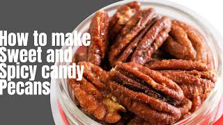 Maple Candied Pecans Recipe Sweet and spicy candied pecans Trader Joes candy pecans copycat recipe [upl. by Monjo857]