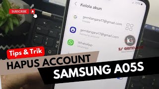 cara hapus samsung account samsung a05s [upl. by Idnek]