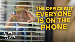 The Office but EVERYONE is on the Phone  The Office US [upl. by Aneres]