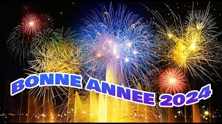 bonne année 2024 animée 🎷🎧🎼🎸 happy new year 2024 avec compteur [upl. by Michiko]