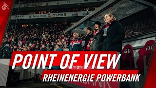 POV RheinEnergie POWERBANK beim Spiel gegen den FC BAYERN MÜNCHEN  Bundesliga  1 FC Köln [upl. by Dash931]