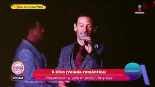 ¡Il Divo presentó su gira mundial Time less  Sale el Sol [upl. by Anoik]