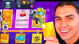 ZERANDO O PASSE EM CONTA 0 TROFÉUS NO BRAWL STARS [upl. by Cymbre]