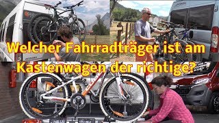 Welcher Fahrradträger ist am Kastenwagen der richtige [upl. by Nomyaw427]