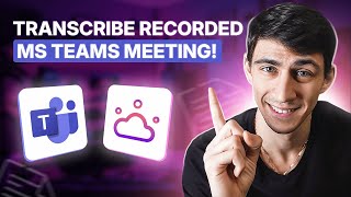 How to transcribe recorded ms teams meeting [upl. by Navnod]