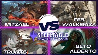 Chishiro vs Carmen vs Shalai and Hallar vs Nekusar  EDH  Spelltable game play [upl. by Merritt]