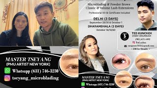 Big AnnouncementMicro blading amp Powder BrowsClassic amp Volume Lash Extensions Workshop beautytips [upl. by Ayotel994]