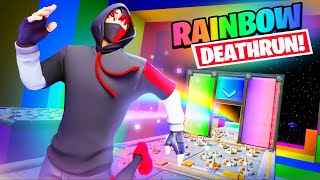 I attempted the 100 level RAINBOW Deathrun [upl. by Freed]