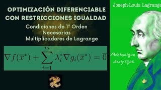 Optimización Diferenciable con Restricciones de Igualdad I [upl. by Aidahs265]