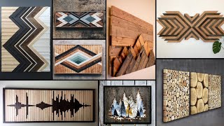 100 Latest Wooden wall decorating design ideas  Wooden wall panel designs  Wood wall decor ideas [upl. by Notsecnirp446]