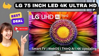 LG 75UR8040PSB TV  Best TV 2024  Best 75 Inch 4K UHD TV 75ur8040 smart led [upl. by Hgielrac343]