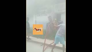 Incendio en bodegas de venta de bicicletas y repuestos de motos en Ciénaga Magdalena [upl. by Eudoca880]