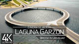 【4K】🇺🇾 Laguna Garzon Bridge from Above 🔥 URUGUAY 2022 🔥 Cinematic Wolf Aerial™ Drone Film [upl. by Eicul]