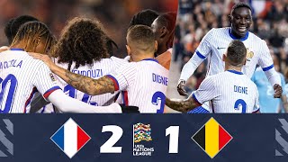 France contre Belgique 21 Résumé et Buts  UEFA Nations League 202425 [upl. by Aihsat994]