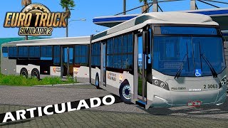 Ônibus Articulado no Euro Truck 2 [upl. by Mordecai810]