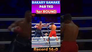 BAKARY SAMAKE boxe TKO Vitesse [upl. by Notsirt]