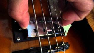 Bridge pickup of the hofner ignition bass is lose how can I fix it [upl. by Cleodell914]