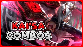 KAISA COMBO GUIDE  How to Play KaiSa Season 14  Bav Bros [upl. by Asirehc715]