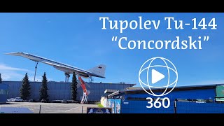 Tupolev Tu144 Russian quotConcordskiquot  360 VR Total Immersive Experience [upl. by Stonwin]