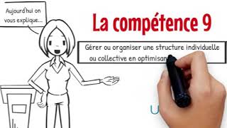 Compétence 9  Organiser une structure individuelle ou collective en optimisant les ressources [upl. by Imot178]