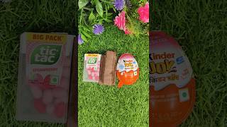 Kinder joy box or chocolate popsicle with tic tac popsicle 😋😋😋shorts youtubeshorts trending cute [upl. by Othello]