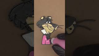 “Heavens to murgatroyd” 3dprinting art badgereels painting snagglepuss cartoon [upl. by Adile]