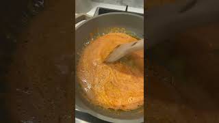 making the gigi hadid vodka pasta so GOOD you need to try this right now🍝🤍 shorts cookwithme [upl. by Airdnala]