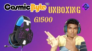 Cosmic Byte G1500 Vibration 71 RGB Gaming Headset Unboxing Tamil  Story Gamer Tamil  SGT [upl. by Lauhsoj]