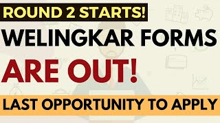 Welingkar Round 2 forms are out Last chance Admission process Cutoffs Placements  Apply or not [upl. by Ahseined]