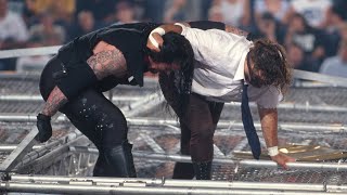 The Undertaker throws Mankind off the top of the Hell in a Cell June 28 1998  King of the Ring [upl. by Ylagam487]