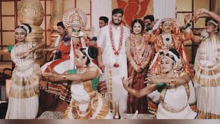 Kerala Traditional Bride Entry Dance Seethakalyanam KavyaAjitOfficial [upl. by Michon464]