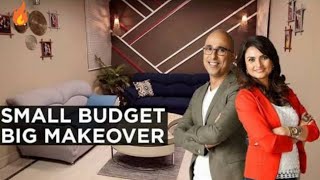 SMALL BUDGET BIG MAKEOVER BY MUNINDER CHOWDHRY VISHAKHA CHOWDHRY TASK OF GIVING HOMELY FEEL MAKEOVER [upl. by Winebaum]