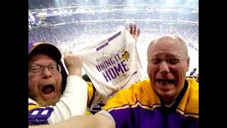 CMGUS PRODUCTIONS 2018 01 14 KEENUM DIGGS FINAL PLAY FAN REACTION MINNESOTA VIKINGS MIRACLE PLAYOFF [upl. by Ecnerwal]