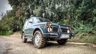 Lada Niva 4×4  Moderate offroad  overland POV  Supetarska Draga  Kampor  Rab island 2022 [upl. by Astrid594]