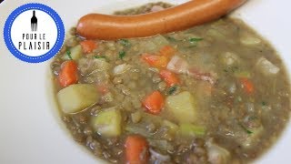 Linsensuppe  Linseneintopf mit Würstchen  Thomas kocht [upl. by Meakem]