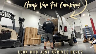 Building a Camping Van And Swivel Seats Have Arrived LOOK WHOS HERE [upl. by Chud989]