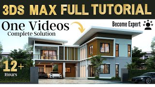 3DS Max Full Tutorial in One Video  3DS Max with Corona Render [upl. by Seana]