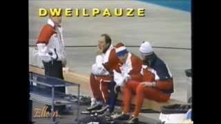 Winter Olympic Games Calgary 1988  5 km ice preparation [upl. by Askwith]