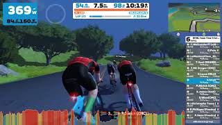 Zwift WTRL Team Time Trial Frappe 472024 Hilly Route [upl. by Onimixam449]