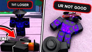 DESTROYING The Most TOXIC PLAYER in Roblox The Strongest Battlegrounds [upl. by Amahs355]