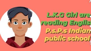 LKG Girl are reading English viralvideo education basic [upl. by Aljan]