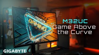 GIGABYTE M32UC  Worlds First 4K Curved SuperSpeed VA Gaming Monitor  Official Trailer [upl. by Earleen]