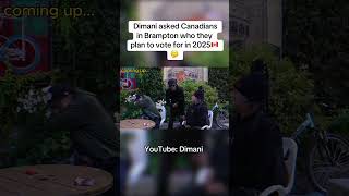 Asking Canadian in Brampton Ontario who they’re voting for in 2025 [upl. by Charlean]